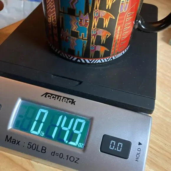 Laurel Burch Egypticats Vintage Cat Mug 14 oz 1990 - Picture 9 of 9